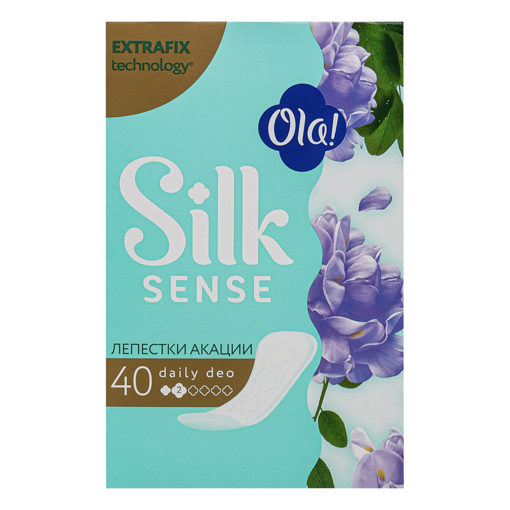 Прокладки ежедневные OLA! Silk Sense Daily Deo "Лепестки акации", 40 шт - #2