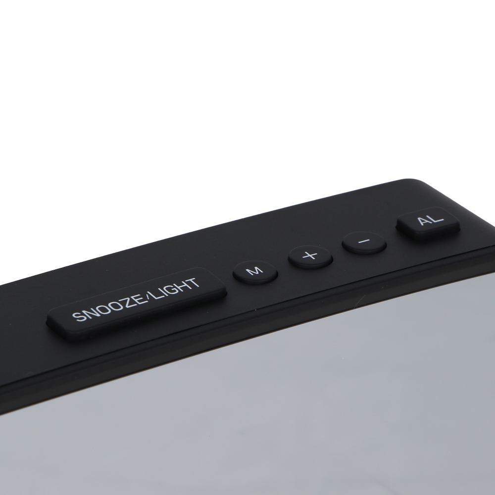 LADECOR CHRONO Будильник электронный, 14x5,7 см, USB/3xAAA, пластик, цвет черный, арт.2 - #5