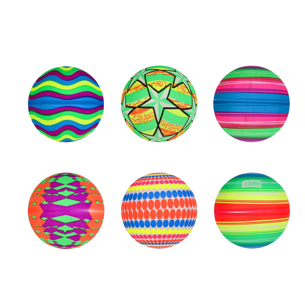 Мяч пляжный, тм BY SPORT, 22см, ПВХ, 60гр (+-10%), 6 цветов - #1