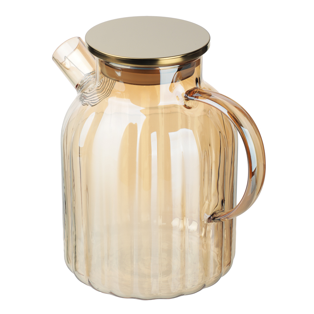 SATOSHI Кантри Чайник заварочный 1,8л, стекло, нерж.сталь - #5