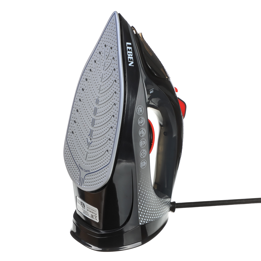 LEBEN Утюг 2600ВТ керам, антинакипь антикапля шнур 2,2м - #7
