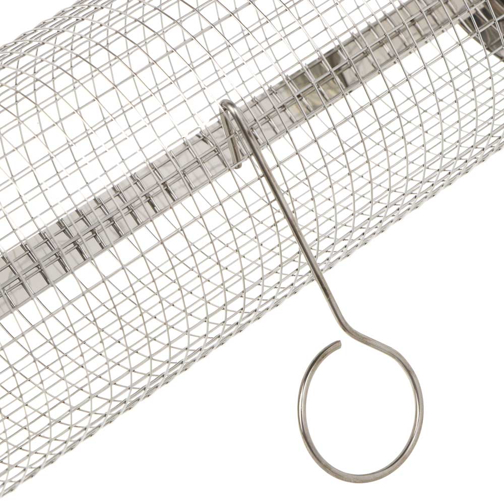 Решетка-гриль для овощей тм GRILLBOOM, цилиндр, с мелкой сеткой 250гр, 30х9,5см - #4