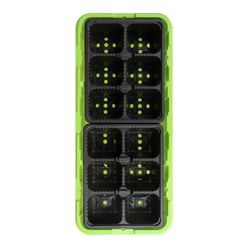 Минипарник с 2-мя вставками 39х16х11см 12 ячеек - #5