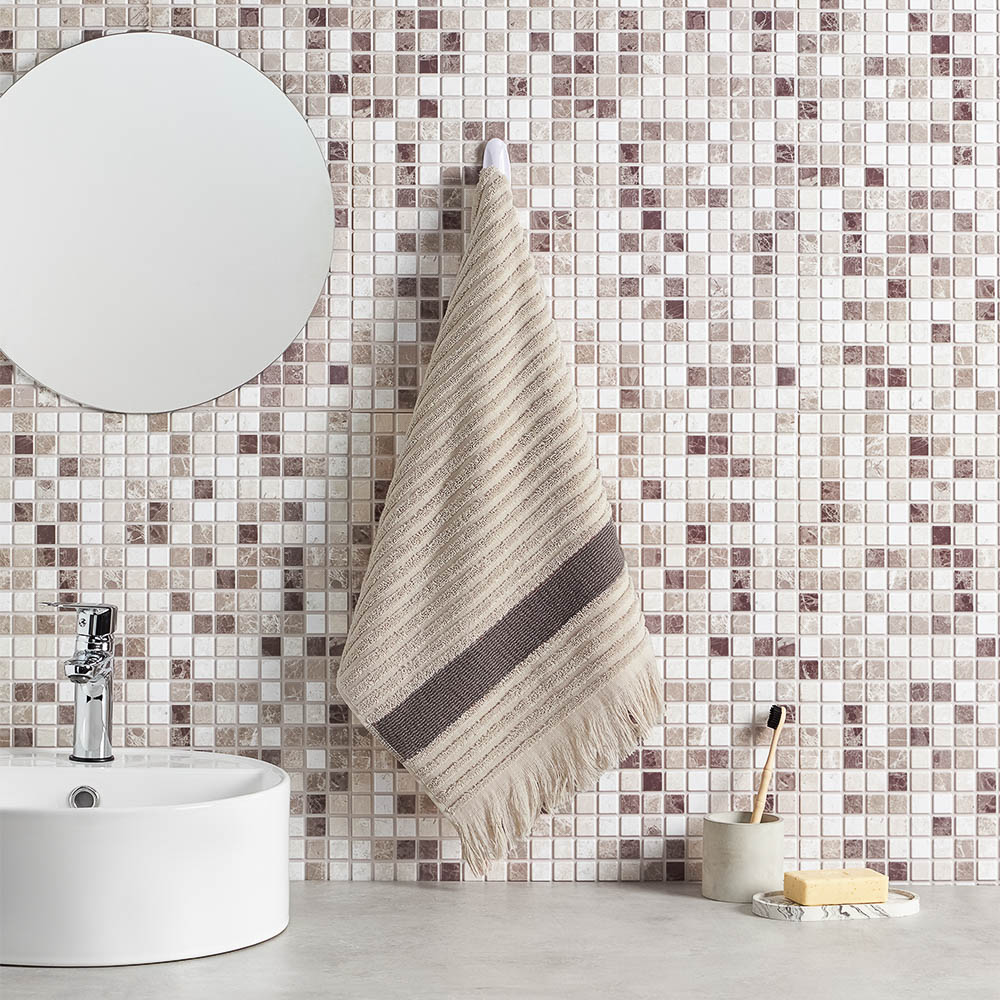 PROVANCE Хейзел Полотенце махровое, 100% хлопок, 50х90см, 500гр/м, бежевый - #3