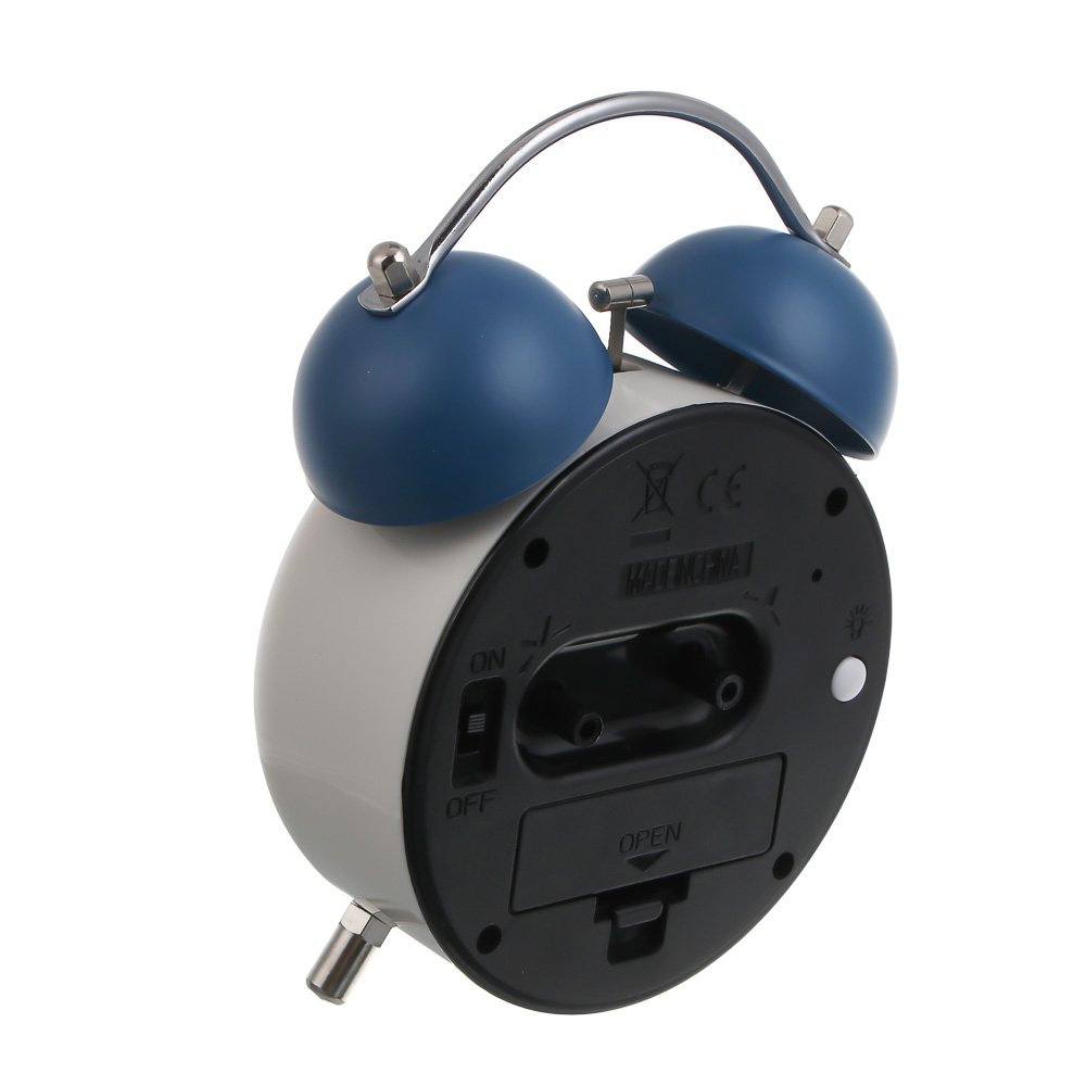 Будильник тм LADECOR CHRONO 10,5x5,5x15,5 см, пластик, металл, 1xAA, 4 вида - #4