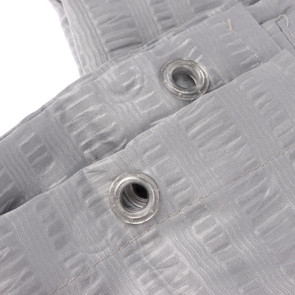 Штора для ванной 180х200см SWANNY, GRANIT5, светло-серый, полиэстер, SWC-80-24-LGR - #4