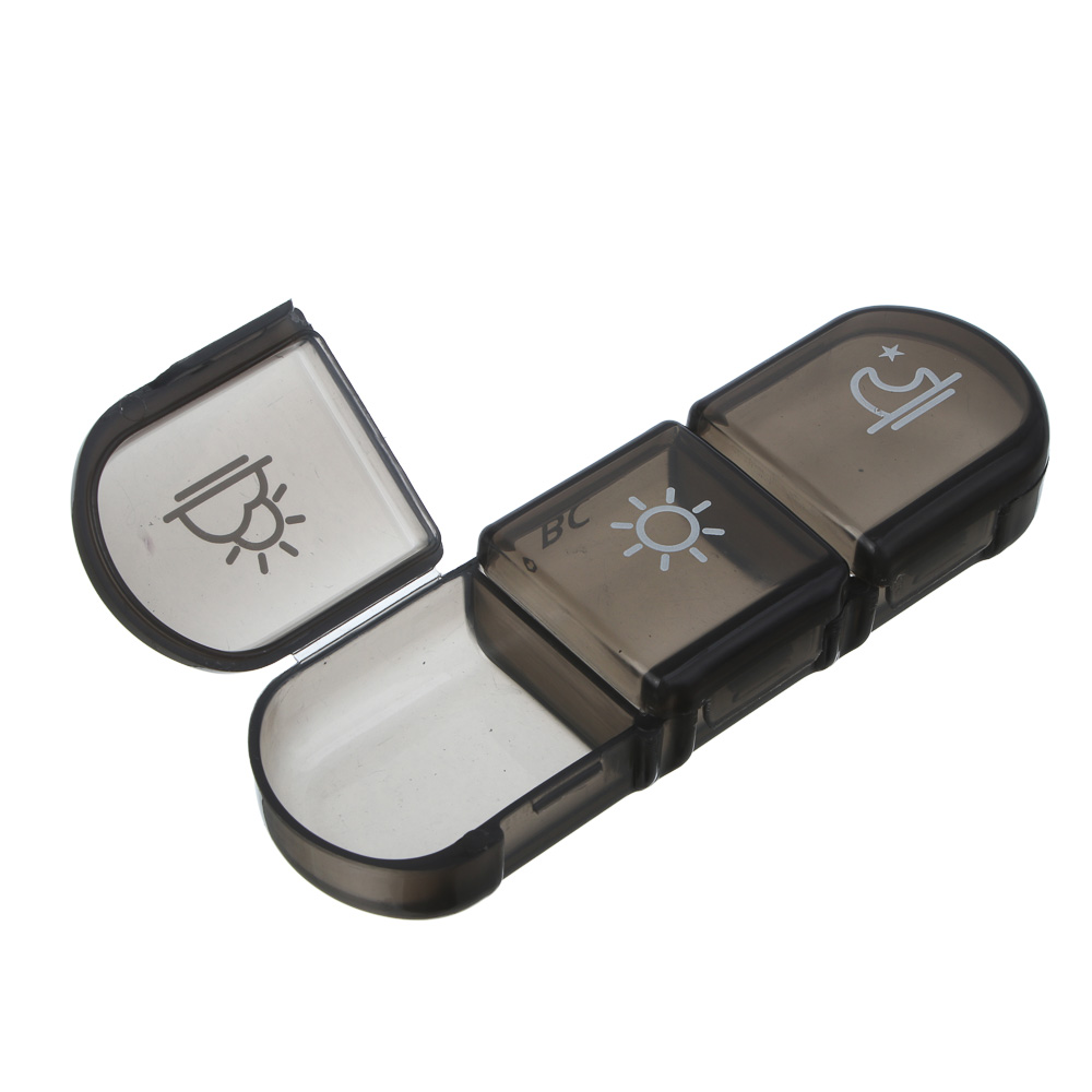 Бокс для таблеток тм VETTA, 21 ячейка, пластик, 15.6x12x4.2см - #5