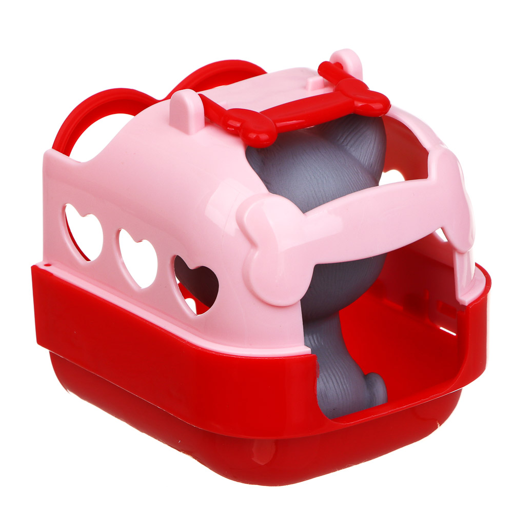 ИГРОЛЕНД Питомец в переноске, PP, ABS, 8х9х9 см 3 дизайна - #6