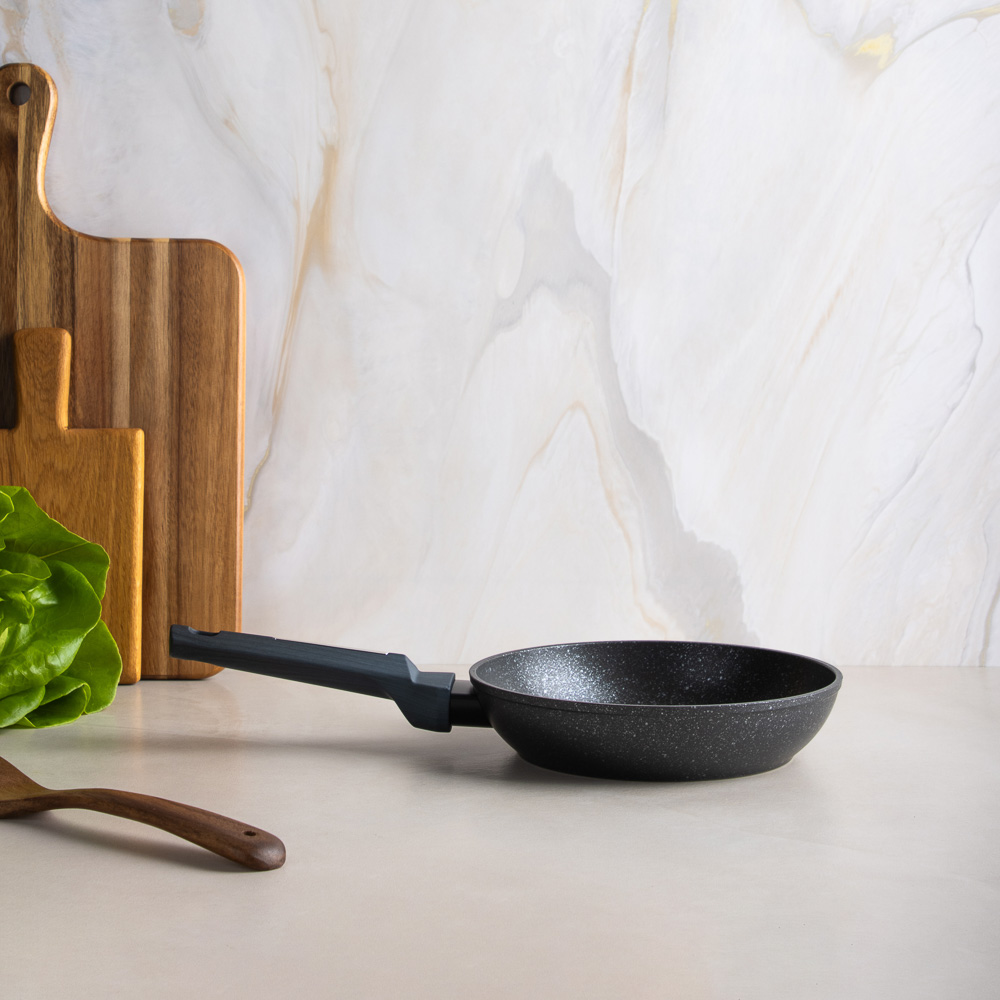 SATOSHI Гардан Сковорода литая d20см, антипригарное покрытие мрамор, индукция - #13