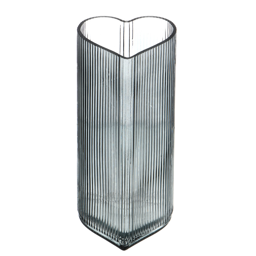 Ваза тм LADECOR "Сердце" 19х8,4 см, стекло - #2