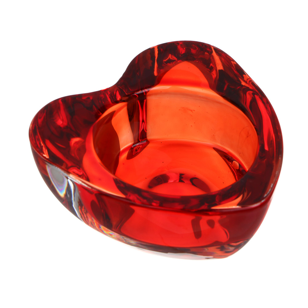 Подсвечник тм LADECOR стеклянный, 6,7x6,7x3см, для чайных свечей, 4 вида - #2