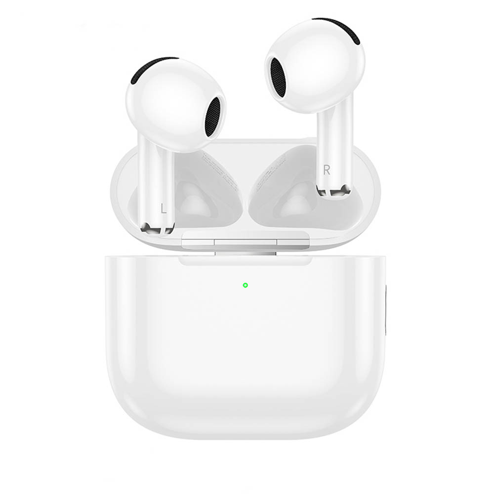 Наушники беспроводные TWS hoco. модель EW78, вкладыши, 300/30мАч, BT5.4, белый - #1