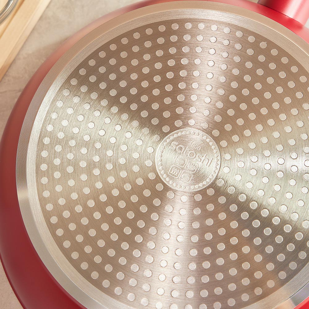 SATOSHI Верден Сотейник литой d=26см, антипригарное покрытие мрамор, индукция - #13