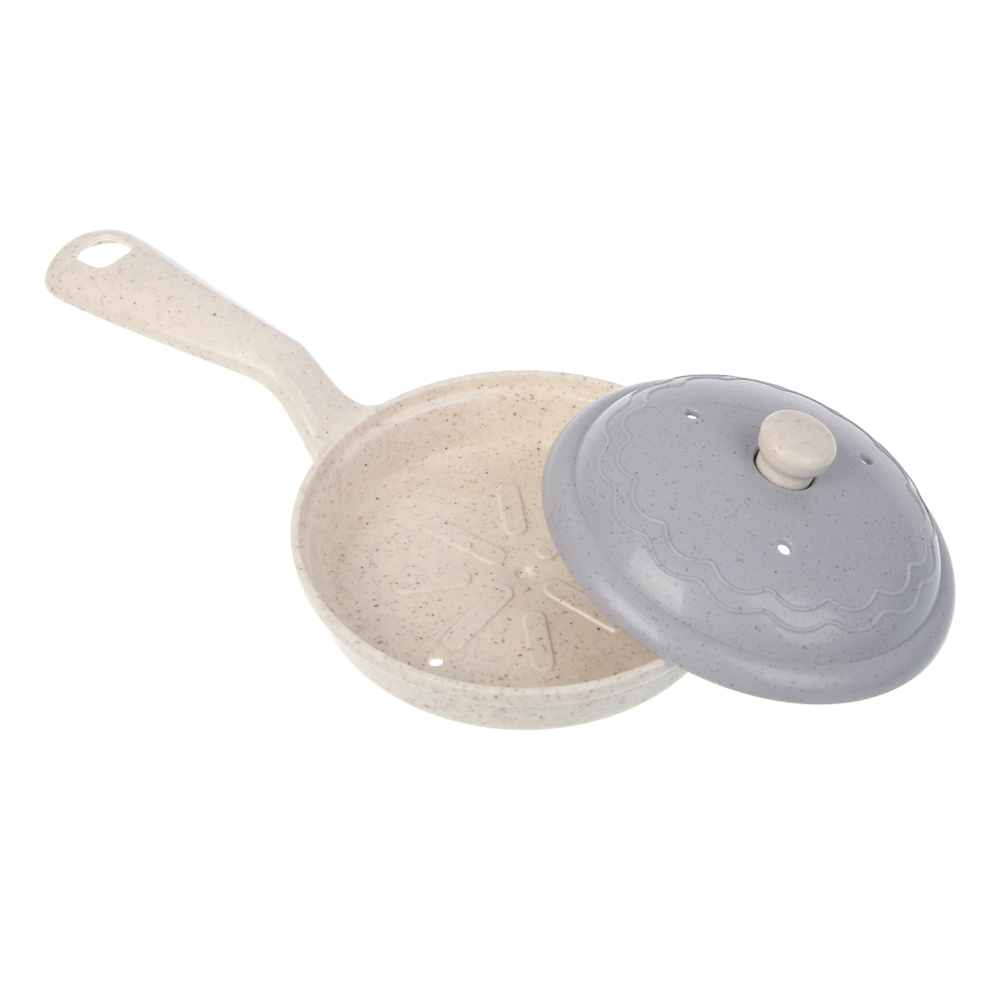 ИГРОЛЕНД Игровой набор посуды "Экопластик", 18 предметов, пластик, 34,5х11х24 см - #3