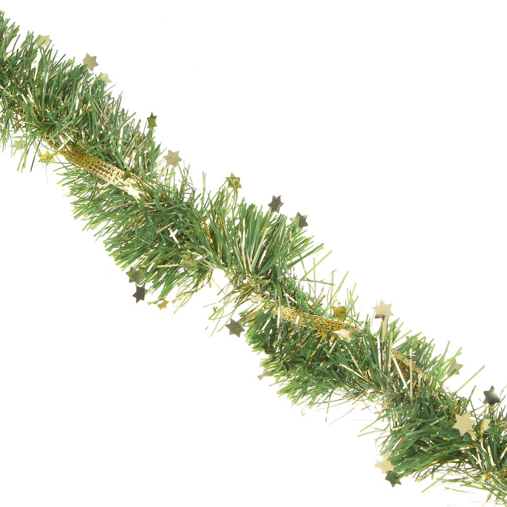 СНОУ БУМ Мишура с декоративной лентой, 9х200 см, ПВХ, 3 цвета - #2