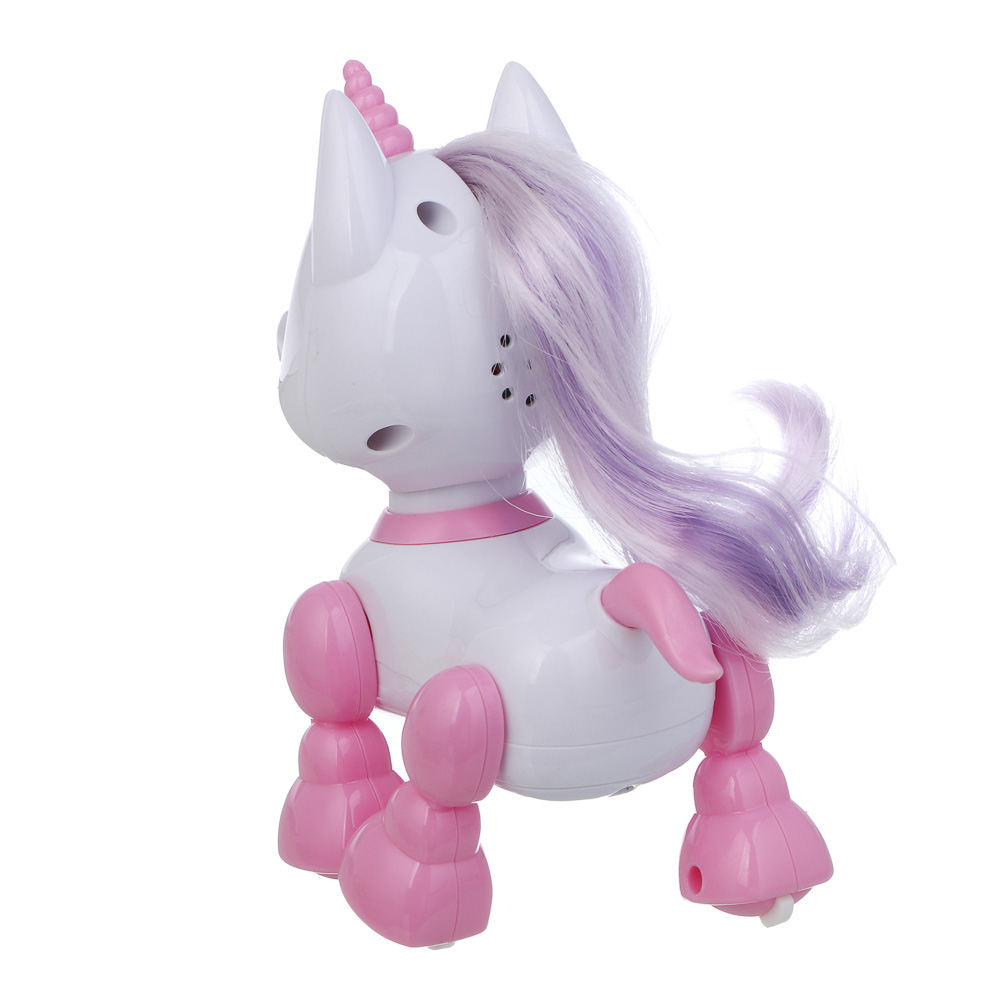 ИГРОЛЕНД Игрушка "Интерактивный питомец" единорог, ABS, звук, свет, движ., 2хAAA, 12,5х8х13,5 см - #8