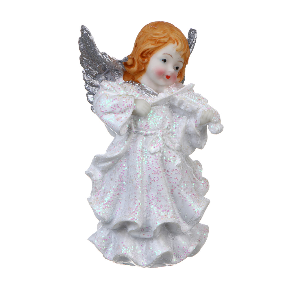 СНОУ БУМ Фигурка "Ангел" 6-6,5x4,5x10см, полистоун, 2 дизайна - #3