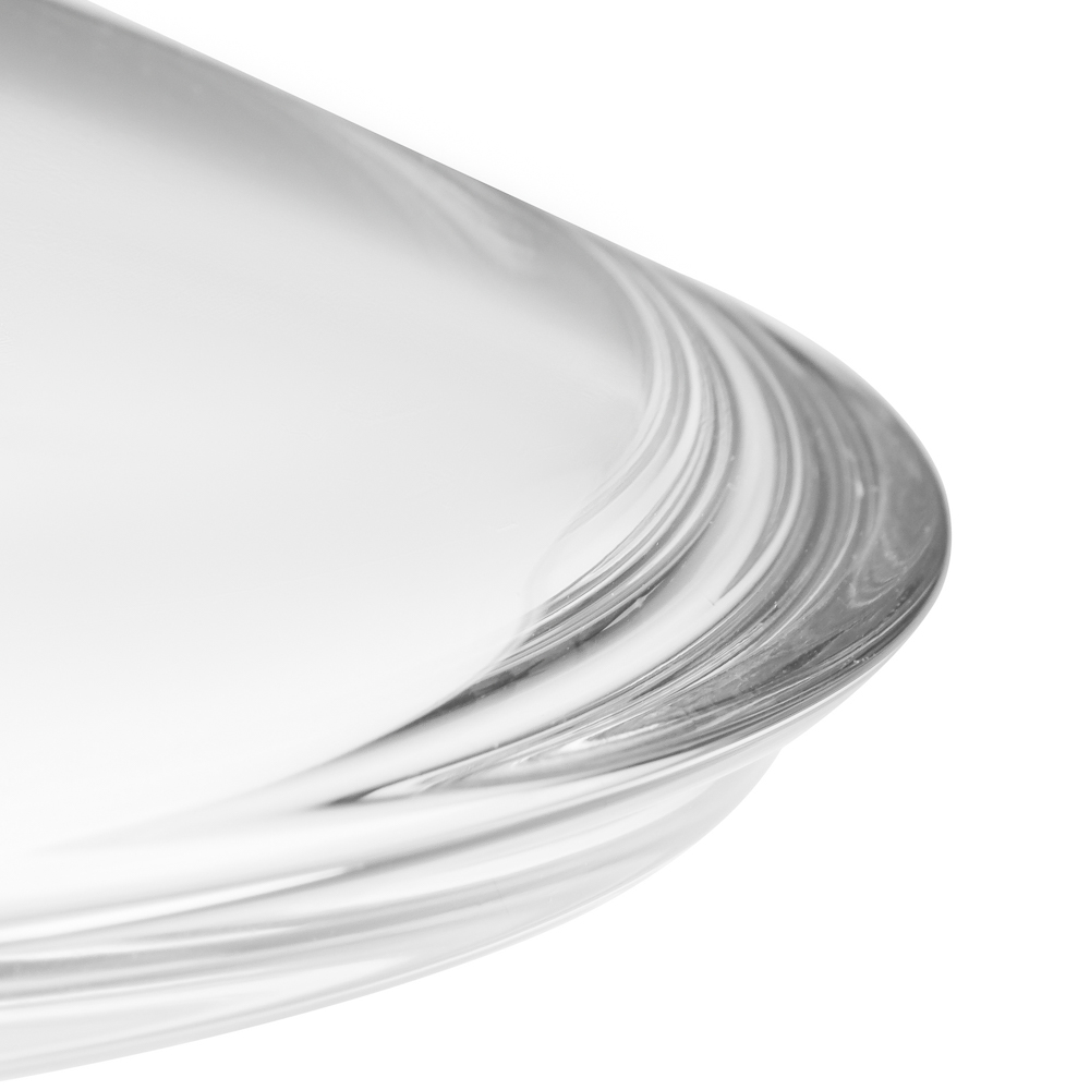 SATOSHI Крышка стеклянная безободковая с ручкой 20см - #2