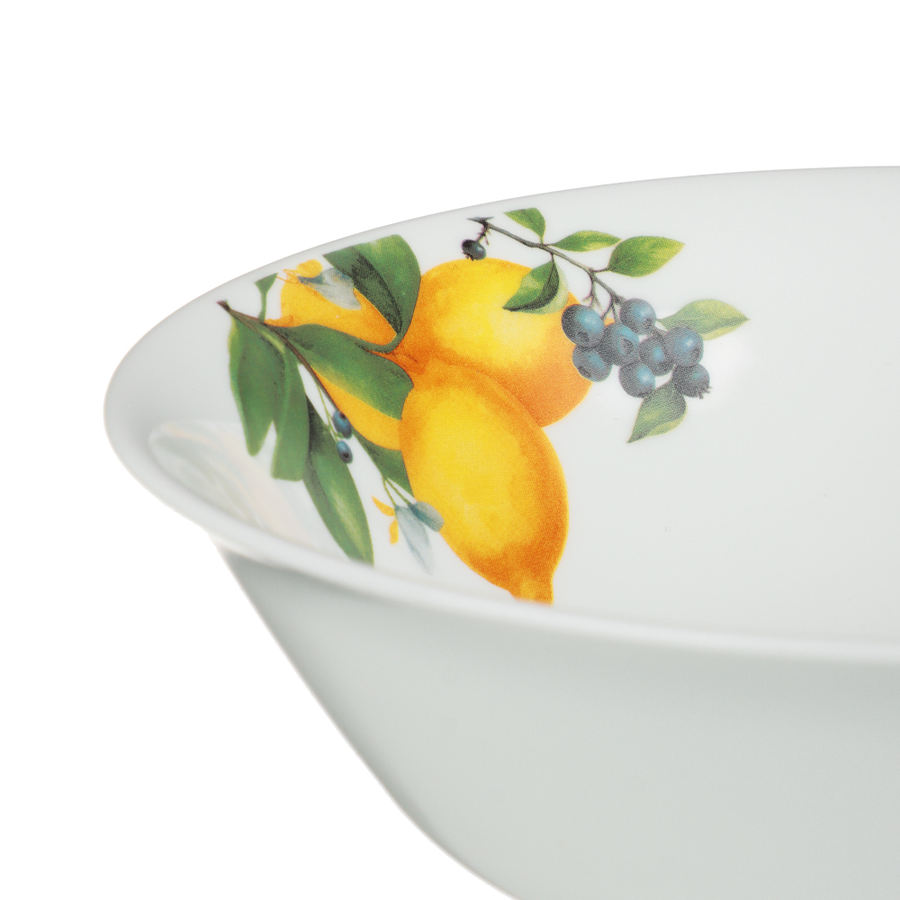 MILLIMI Лимоны Салатник, опаловое стекло,550мл, 16.5х4.8см - #2