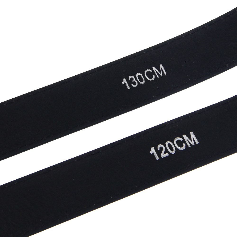 ЮL Ремень мужской, ПУ, металл, 120/130х3см, черный, РМ24-02 - #4