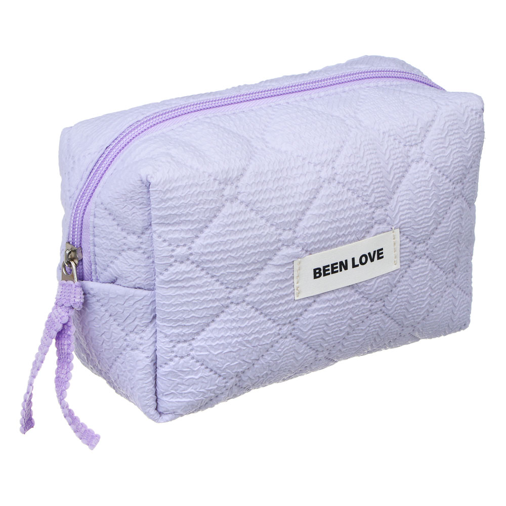 ЮL Косметичка стеганая дутая Килт, 100% ПЭ, 17х12х8см, 2 цвета - #2