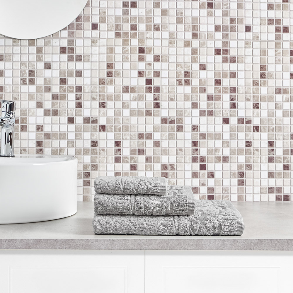 PROVANCE Фрэя Полотенце махровое, 100% хлопок, 30х50см, 465гр/м, серый - #4