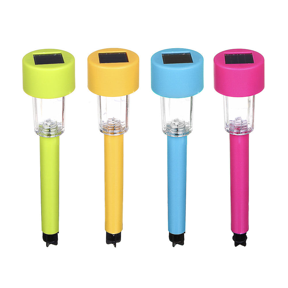 INBLOOM Фонарь садовый на солн. батарее, 4.5x4.5x31см, 1x1.2V 40mAh NI-MH, 1LED*белый, пластик - #2