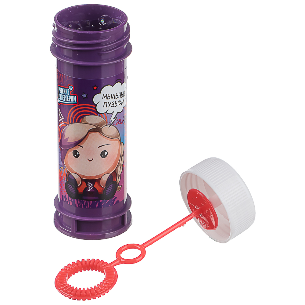 Мыльные пузыри "Русские Супергерои", BY, 50мл, мыльный раствор, пластик, 6 дизайнов - #10