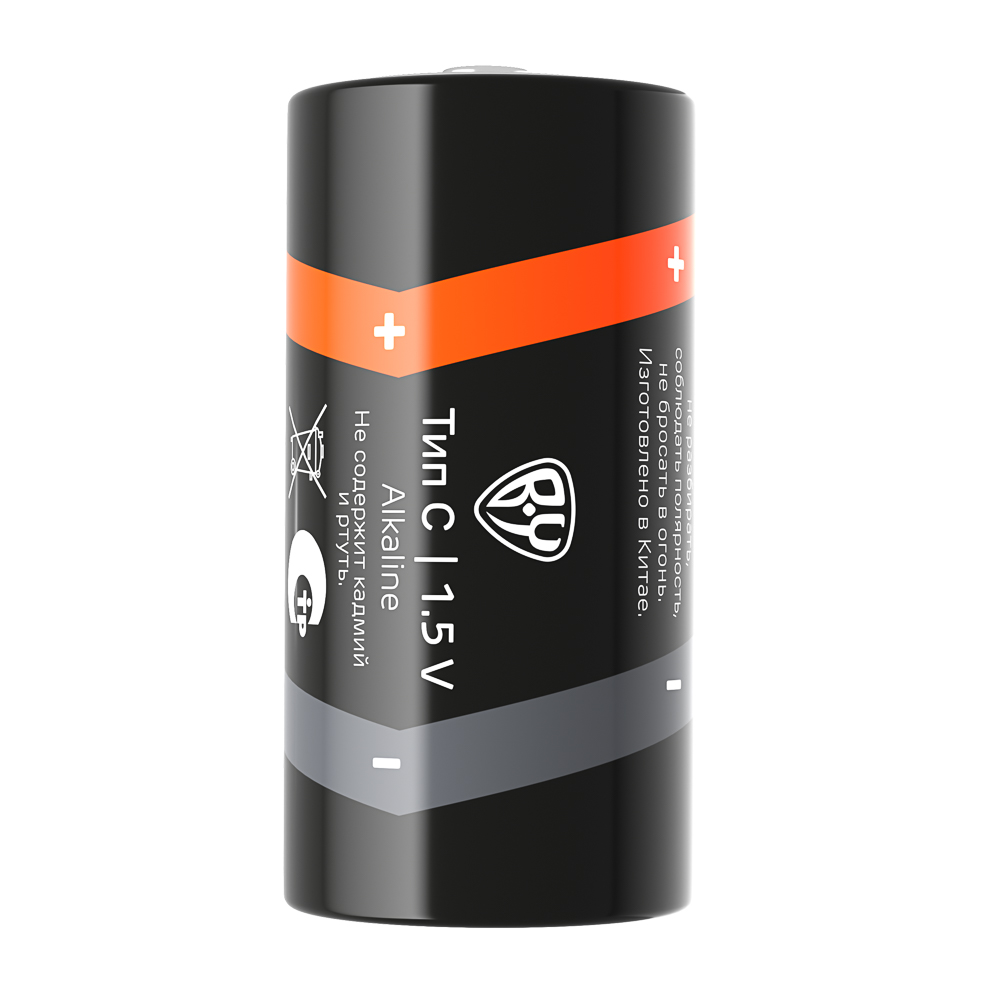 BY Батарейки Тип C (LR14) 2шт в блистере, щелочные 1.5V - #7