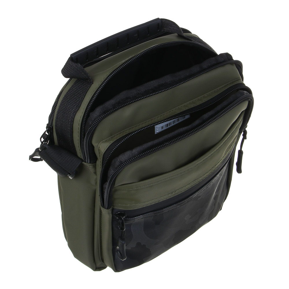 Сумка мужская из водооталкивающей ткани, 6 отделений тм ЮL Фьючер, ПЭ, 24х20х10см, 2 цвета, КЖС24-01 - #4