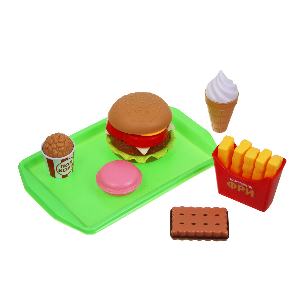 ИГРОЛЕНД Набор игровой "Кафе", 5-9пр., ABS, 19, 5х26х5см, 3 дизайна - #7