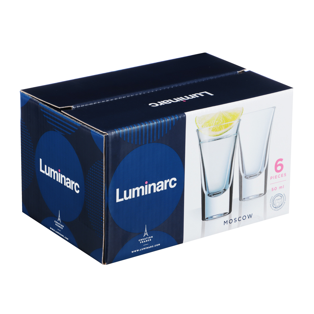 LUMINARC Москва Набор стопок 6шт 50мл, стекло - #3