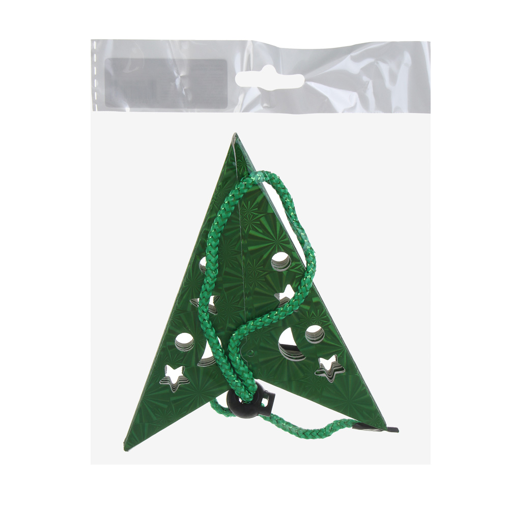 СНОУ БУМ Звезда 5-конечная 30 см, бумага, зеленый - #5