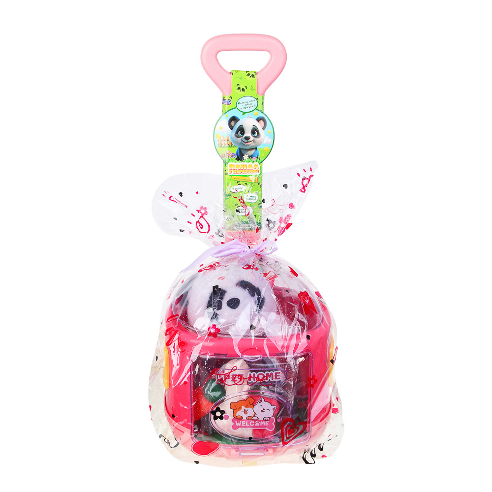 ИГРОЛЕНД Питомец интерактивный "Панда в перевозке", 2хАА, ABS, полиэстер, 20,5х23х48,5 см - #4