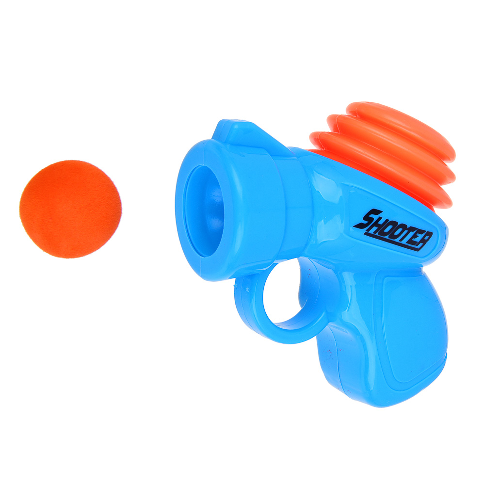 ИГРОЛЕНД Пистолет "Мегапушка", стреляет мягкими патронами, РР, 17х15,5х5,5, 2 цвета - #5