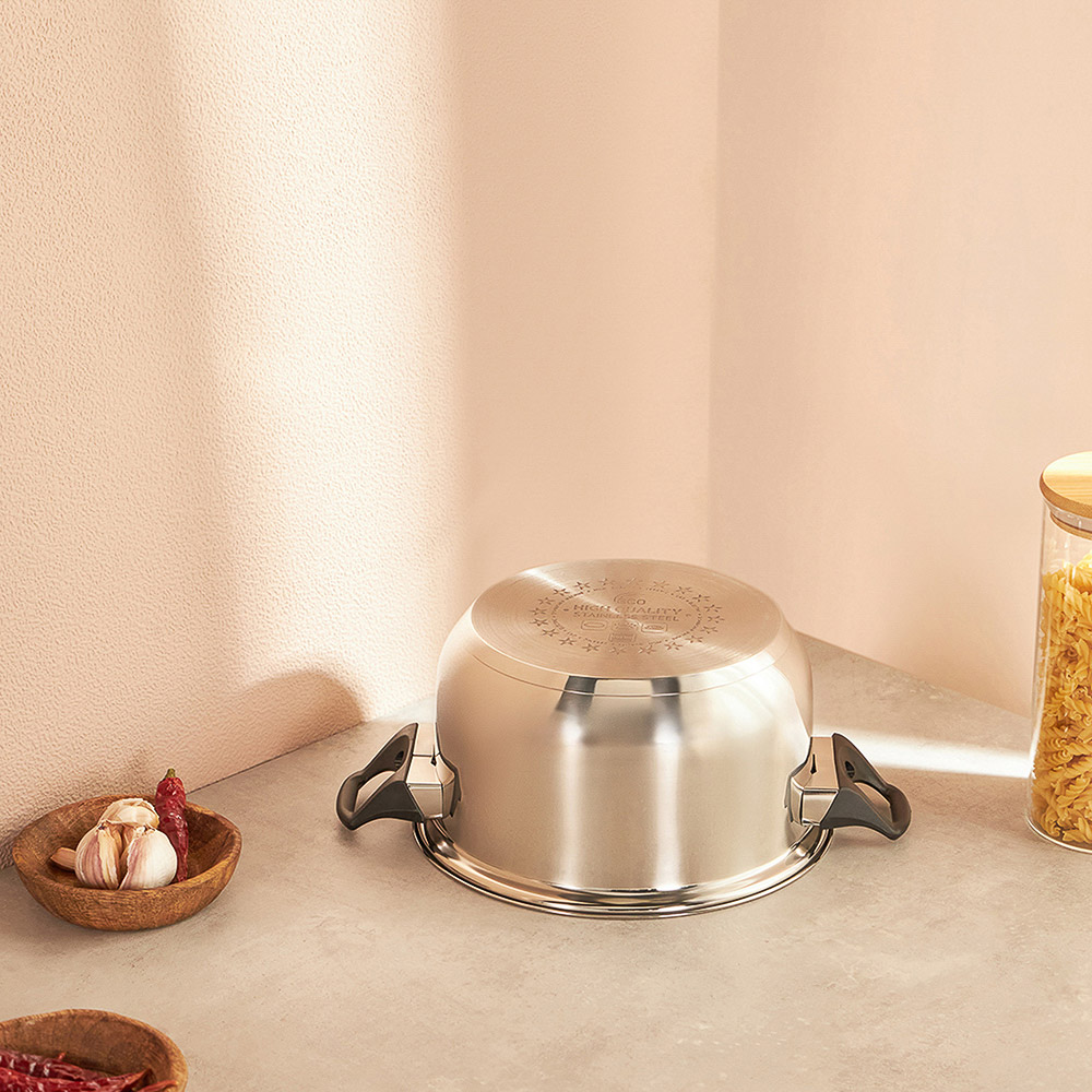 Стрейтон Кастрюля 20х11,5см, 2,9л, со стекл. крышкой - #7