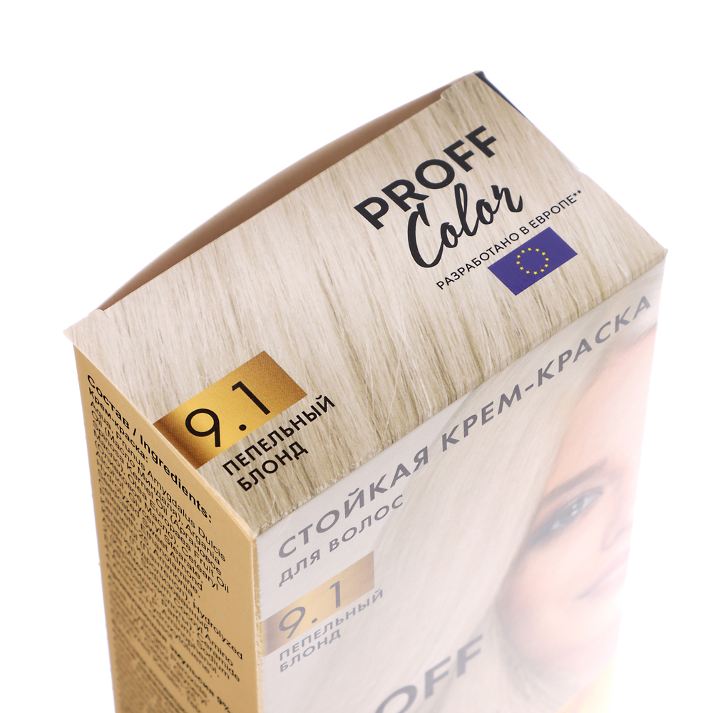 Краска для волос PROFF Color Пепельный блонд, 115мл - #2