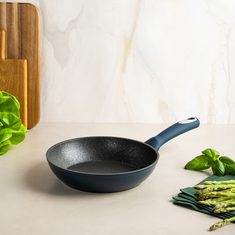 SATOSHI Ривьера Сковорода литая d20см, антипригарное покрытие мрамор, индукция - #8