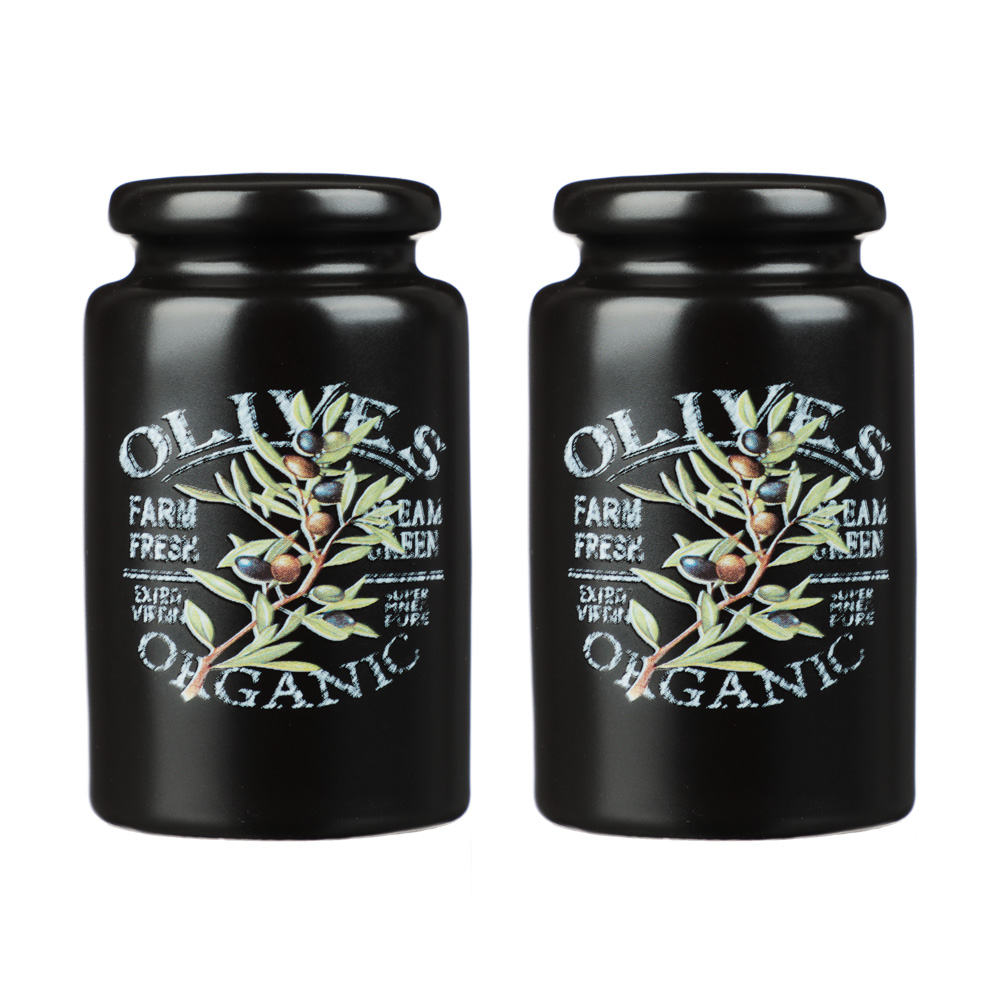 MILLIMI Олива Набор для соли и перца, 5х8см, керамика - #2