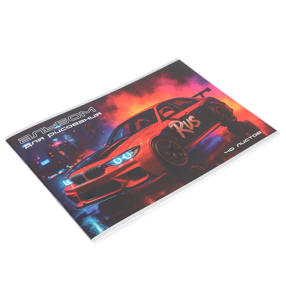 Альбом для рисования ClipStudio A4 40л., офсет 90г/м2, обл. картон, скрепка, 4 дизайна - #13