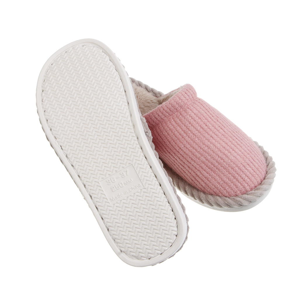 Обувь домашняя, размер 36-37, цвет розовый, #3 - #4