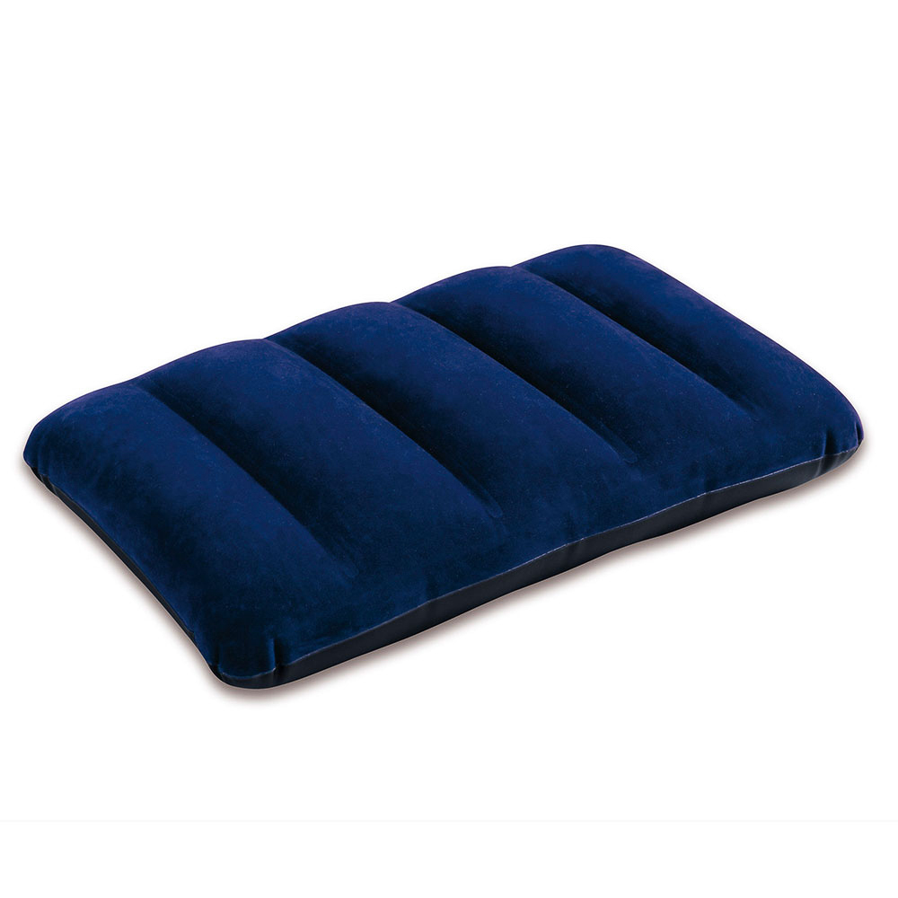 Подушка надувная Intex, синяя - #1