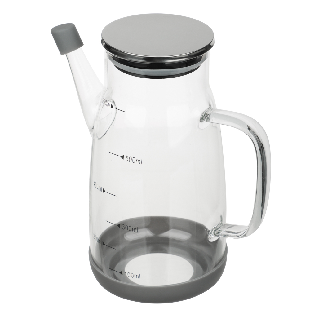 VETTA Кувшин для масла/уксуса, 600мл, стекло, силикон, металл, пластик - #4