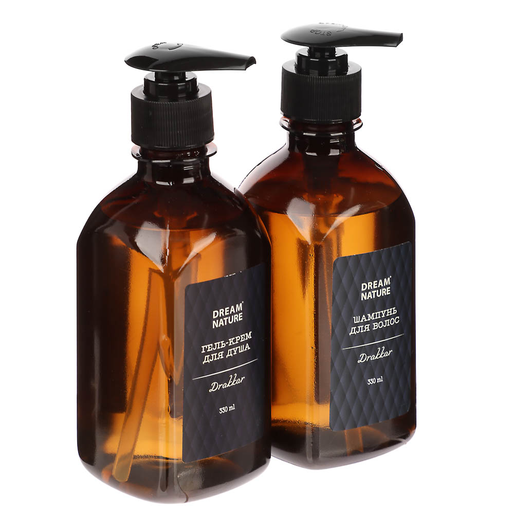 Подарочный набор мужской Drakkar Шампунь для волос+гель д/душа, 2*330мл - #2