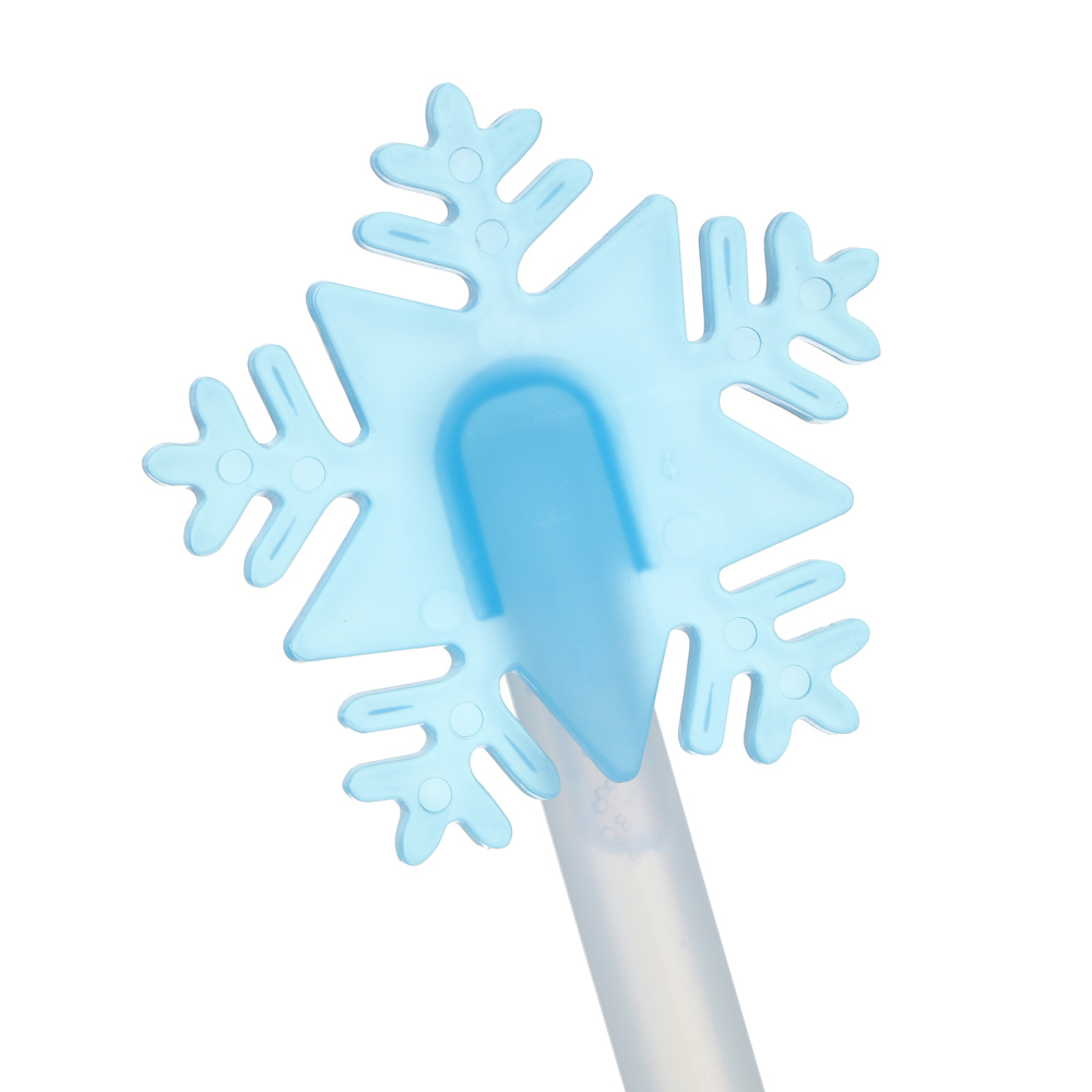 СНОУ БУМ Волшебная неоновая палочка со снежинкой, 20 см, пластик, 2 цвета - #4