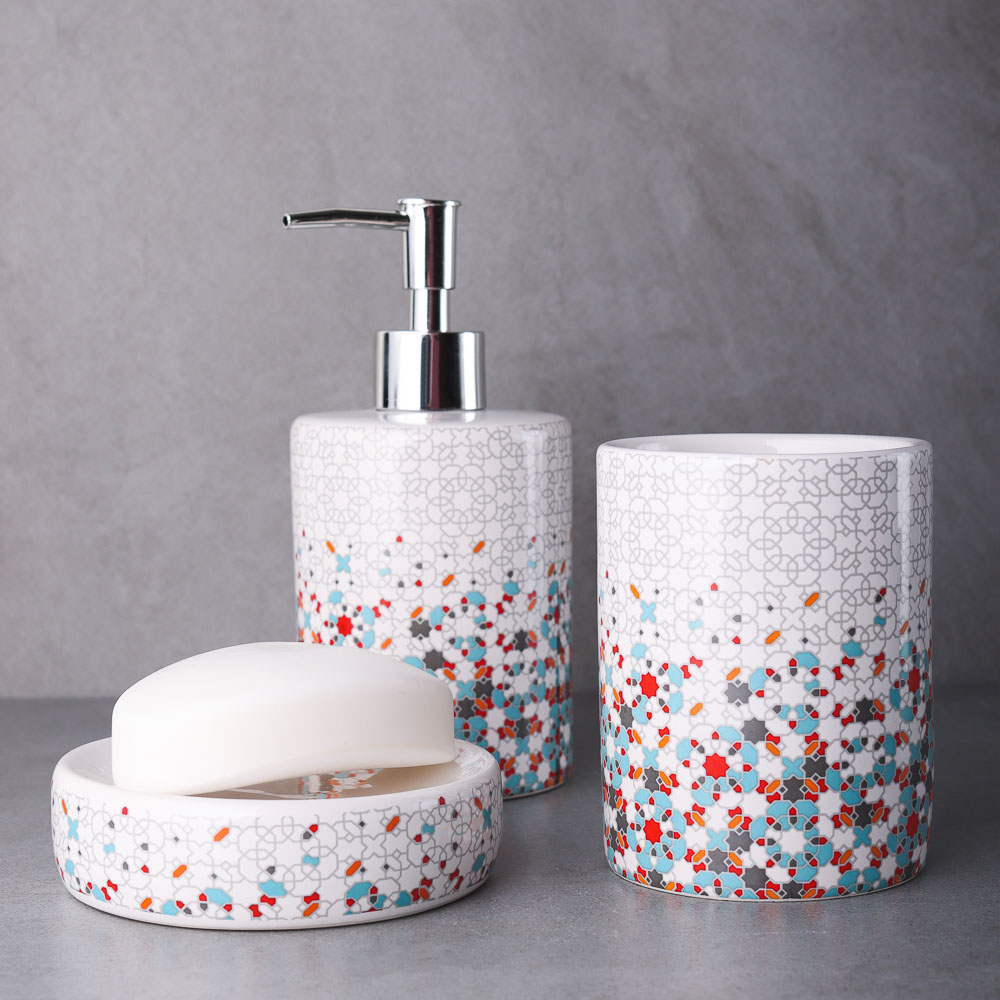 VETTA Стакан для ванной комнаты "Франко", керамика, 3 дизайна - #5