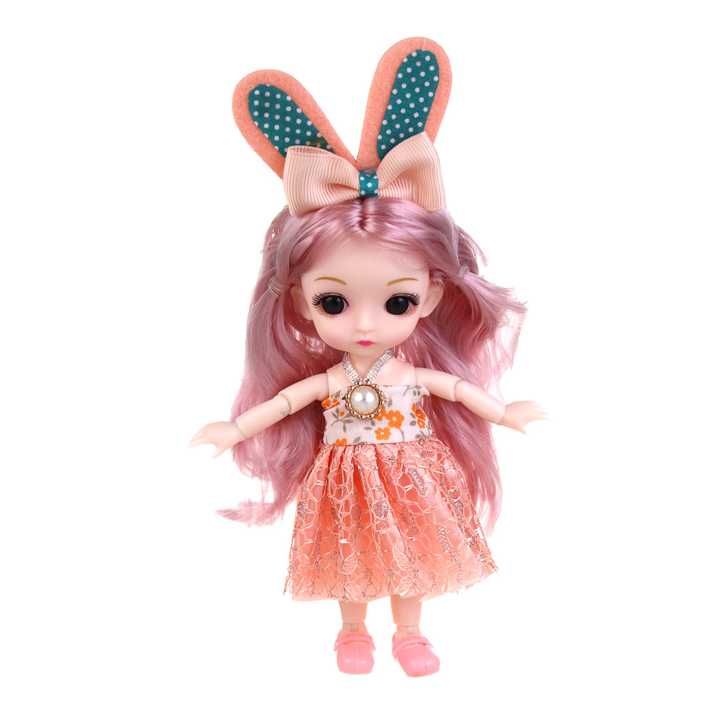 ИГРОЛЕНД Кукла 15 см с акс. и питомцами, PVC, PP, ABS, 38,5х8,5х25,5 см - #3