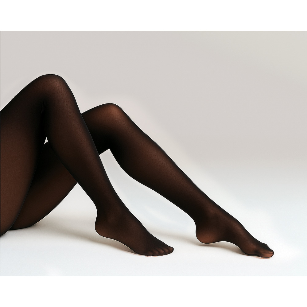 GALANTE NimbL Колготки утепленные с эффектом капрона 580D, 88% полиэстер, 12% спандекс, 2XL, черный - #1