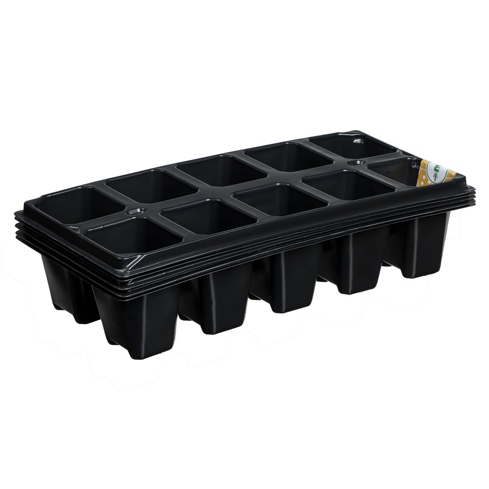 Кассета для рассады 10 ячеек (набор 5шт), полистирол - #5
