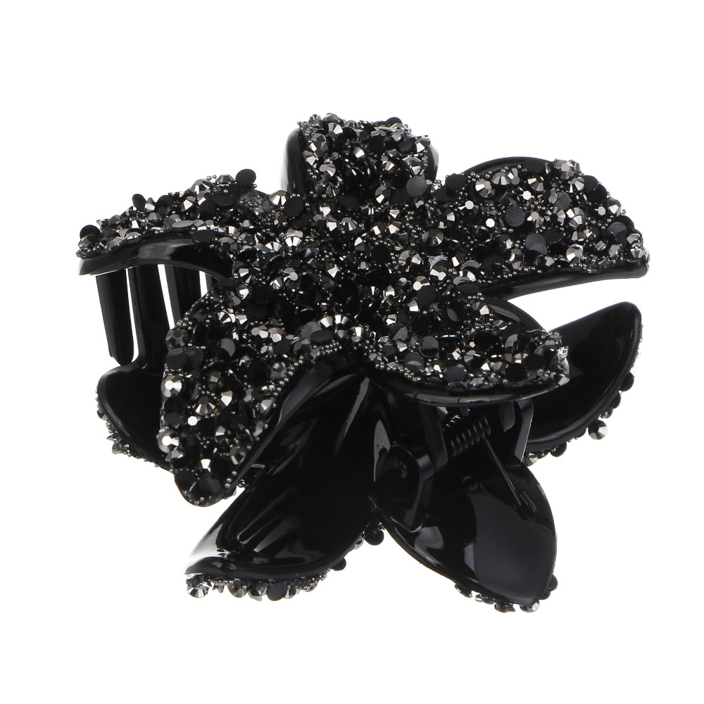 Краб для волос, тм ЮНИLOOK, 8см, пластик, 3 дизайна, #1 - #3